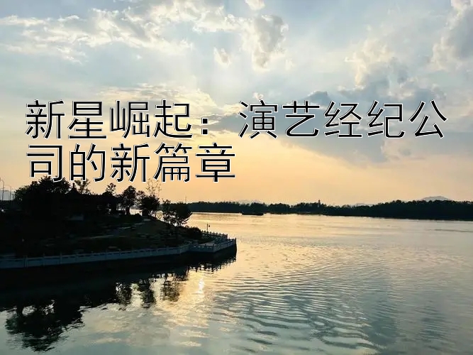 新星崛起：演艺经纪公司的新篇章