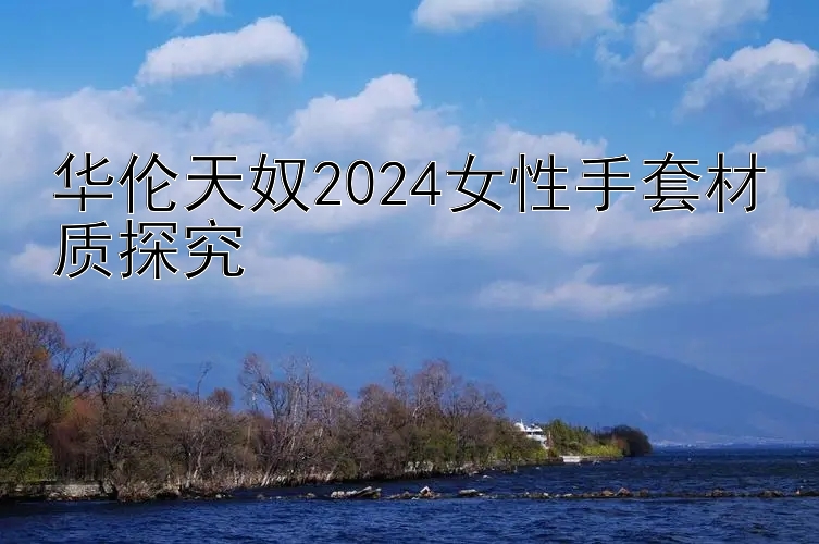 华伦天奴2024女性手套材质探究