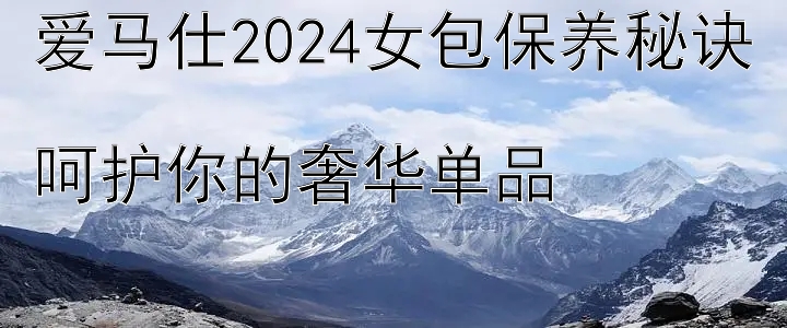 爱马仕2024女包保养秘诀  
呵护你的奢华单品