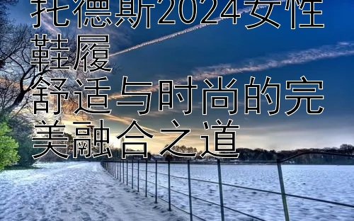 托德斯2024女性鞋履  
舒适与时尚的完美融合之道